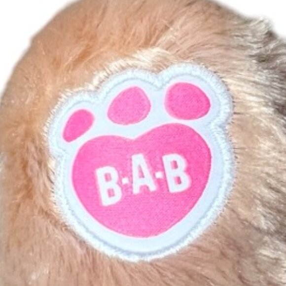 BUILD-A-BEAR Bunny Plush Pawlette Long Ears Light Brown Fur Brown Eyes Pink Nose - Picture 6 of 13